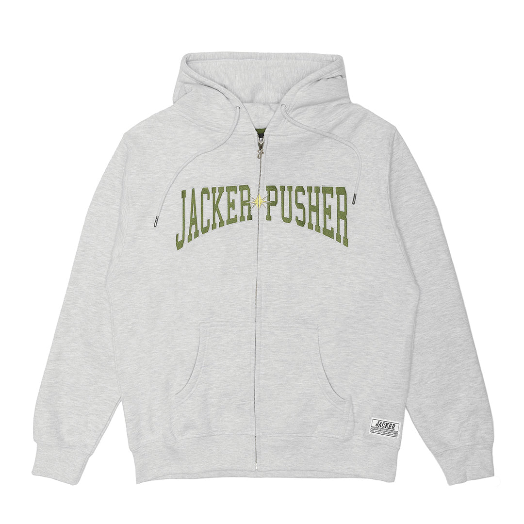 Jacker x Pusher - Hoodie - Heather Grey