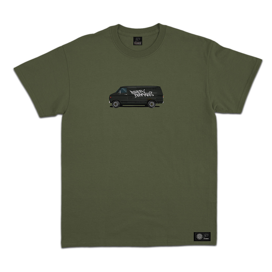 Pusher Truck Series T-Shirt Army